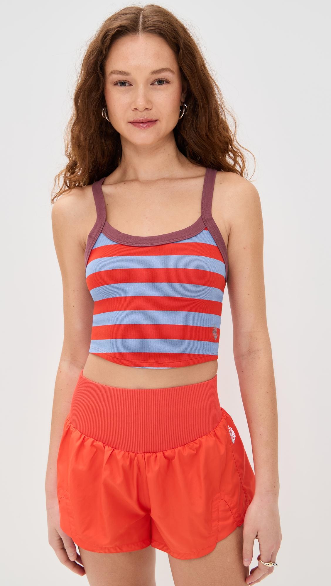 All Clear Striped Cami by FREE PEOPLE