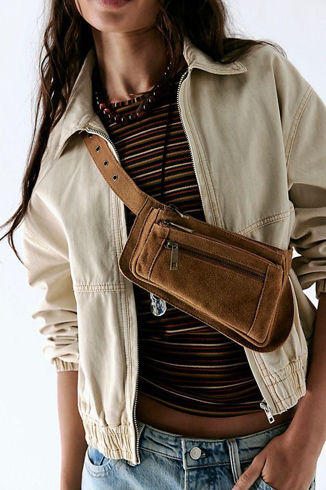 Avalon Suede Sling Bag by FREE PEOPLE