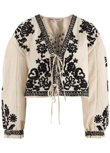 Bali Mabel embroidered cotton jacket by FREE PEOPLE