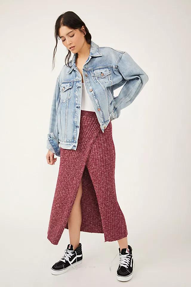 Better Days Midi Skirt by FREE PEOPLE