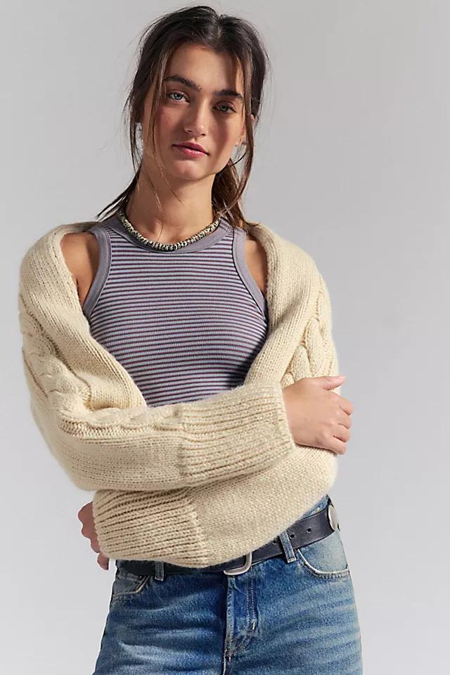 Cable Knit Bolero by FREE PEOPLE