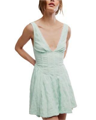 Can't Help It Mini Dress by FREE PEOPLE