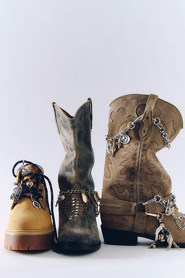 Chainmail Bandana Boot Swag by FREE PEOPLE