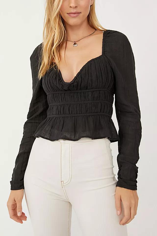 Chloe Sweetheart Top by FREE PEOPLE