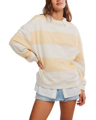 Classic Stripe Crewneck Top by FREE PEOPLE