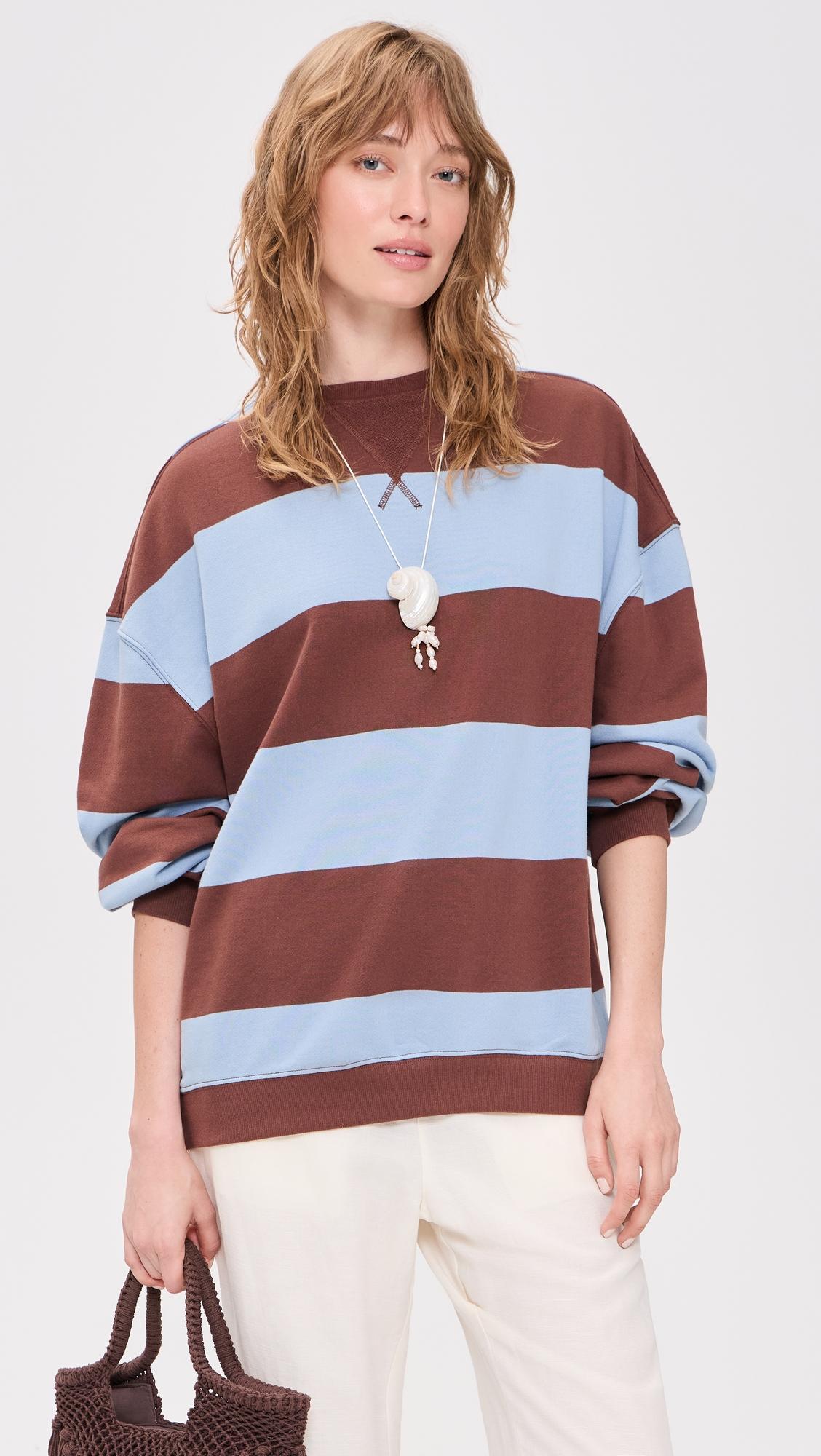 Classic Stripe Pullover by FREE PEOPLE