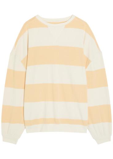 Classic striped terry sweatshirt by FREE PEOPLE