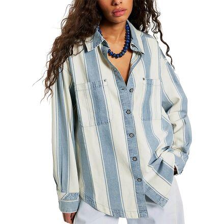 Crossroads Striped Shirt by FREE PEOPLE