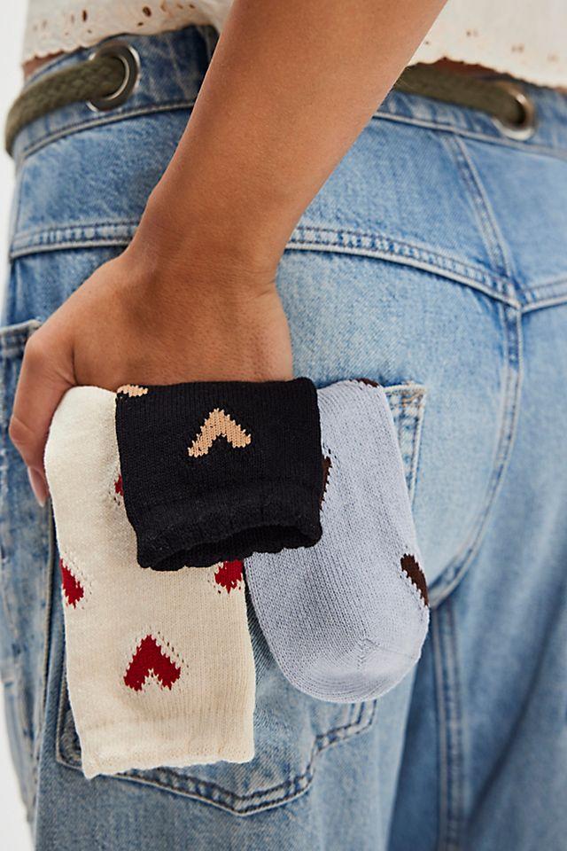 Cupids Bow Socks by FREE PEOPLE