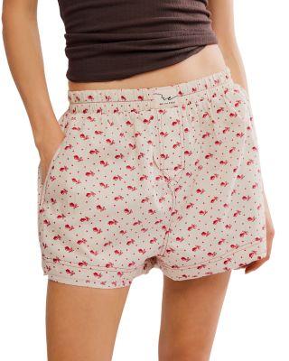 Day To Day Floral Boxer Shorts by FREE PEOPLE