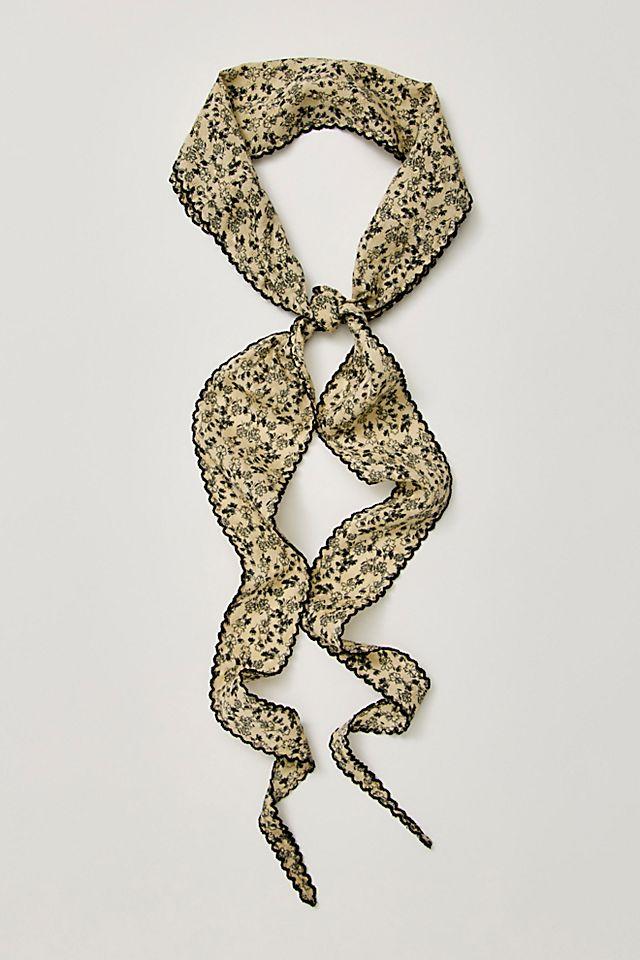 Ditsy Scallop Scarf by FREE PEOPLE