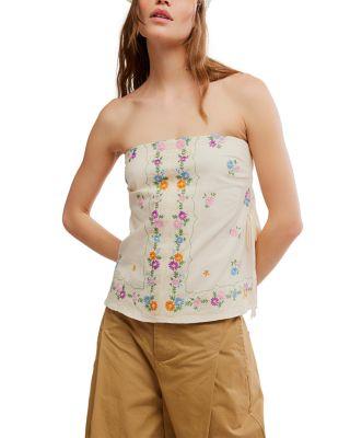 Doily Days Strapless Top by FREE PEOPLE