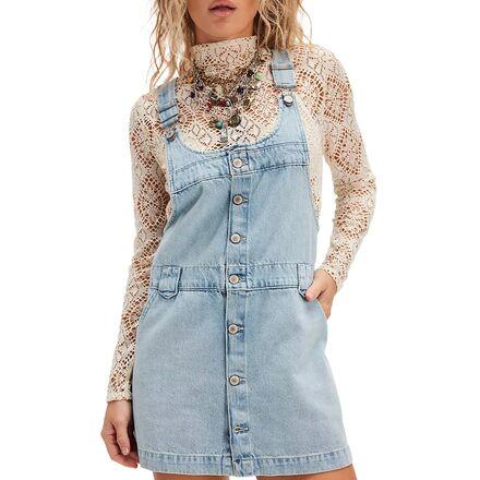 Edie Denim Skirtall by FREE PEOPLE