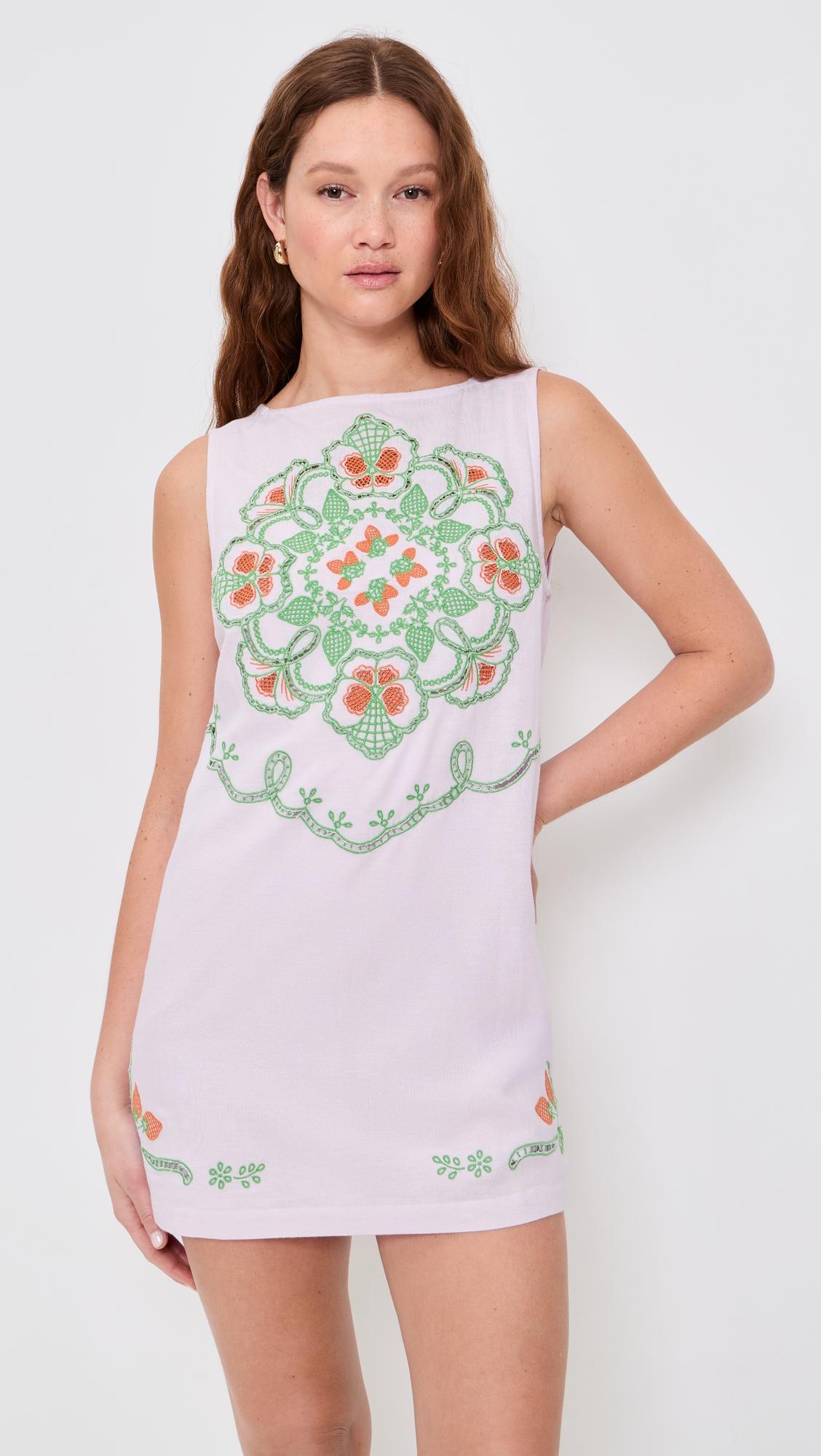Electric Garden Mini Dress by FREE PEOPLE