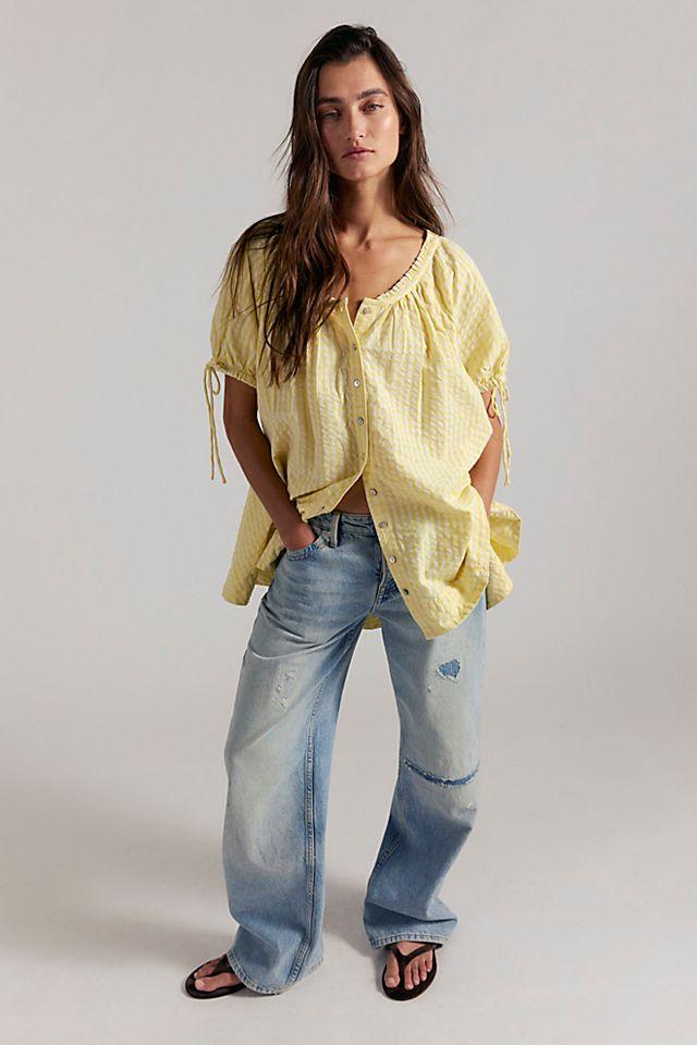 Farley Gingham Tunic by FREE PEOPLE