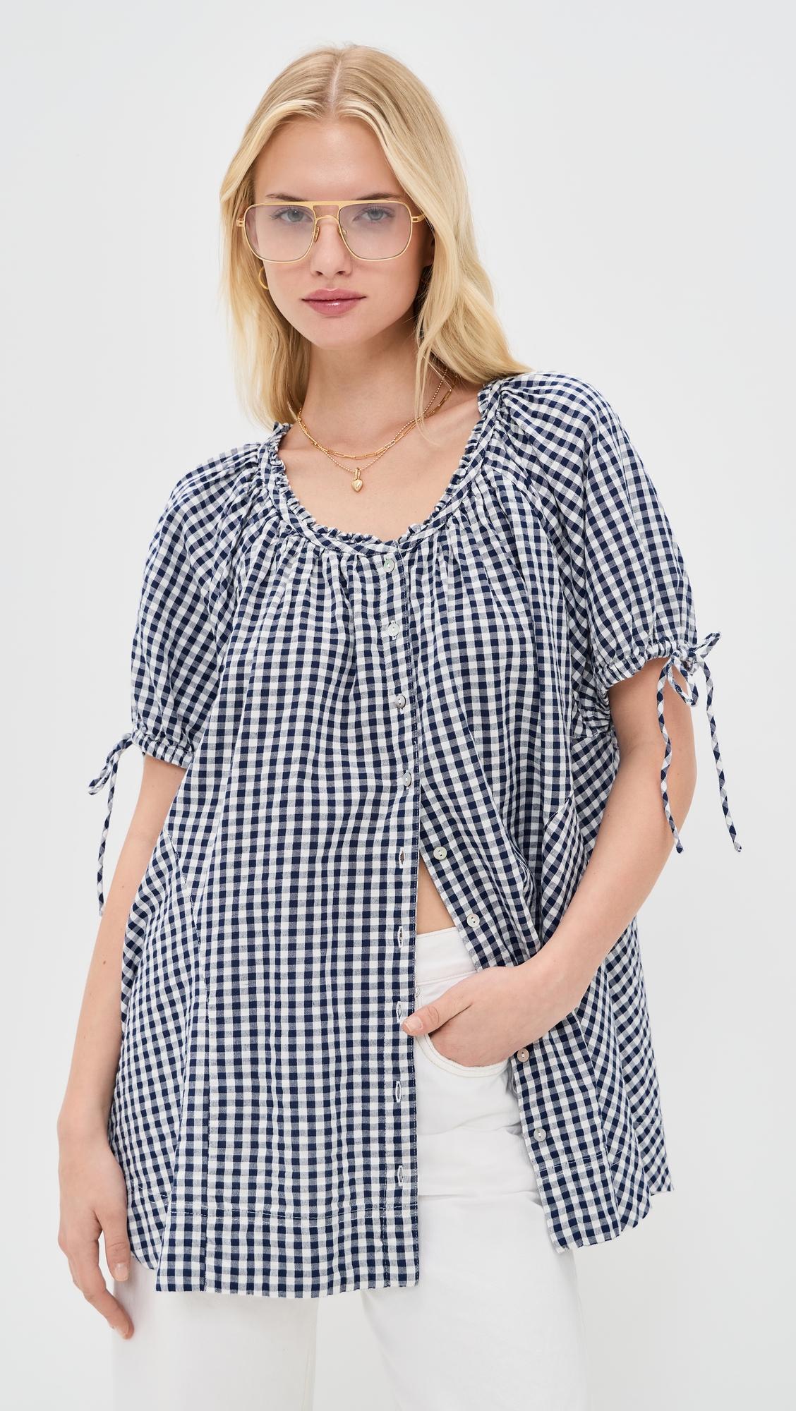 Farley Gingham Tunic by FREE PEOPLE
