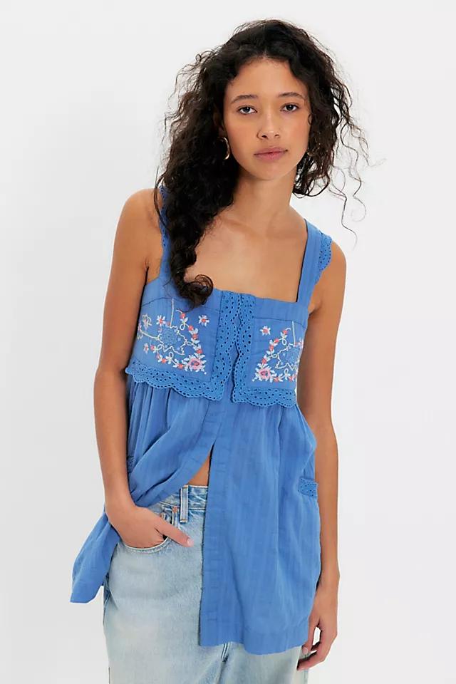 Farrah Embroidered Tunic by FREE PEOPLE