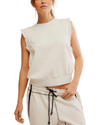 Flutter Sleeveless Sweatshirt by FREE PEOPLE
