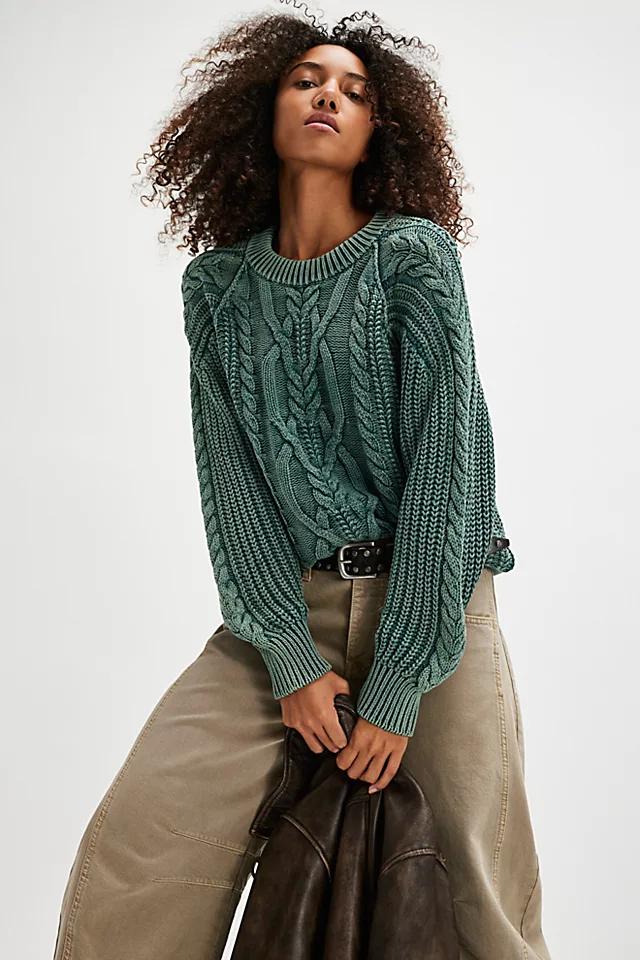 Frankie Cable Sweater by FREE PEOPLE