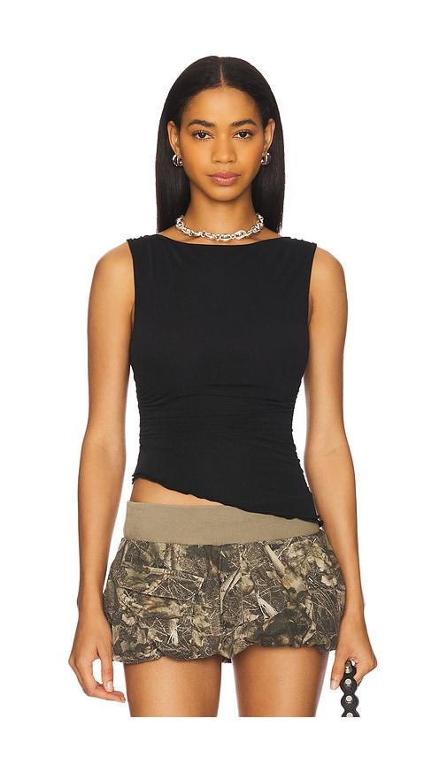 Free People Ash Knit Top in Black by FREE PEOPLE