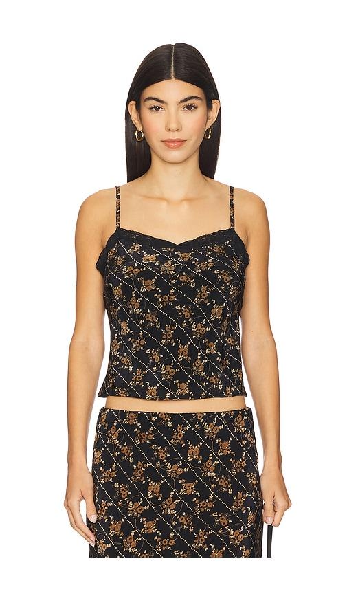 Free People Bali Margot Top in Black by FREE PEOPLE