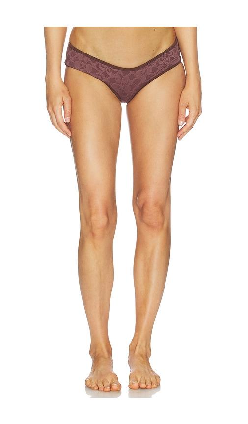 Free People Bayside Frankie Hipster Bikini Bottom in Brown by FREE PEOPLE