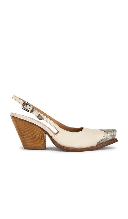Free People Brayden Slingback Heel in Ivory by FREE PEOPLE