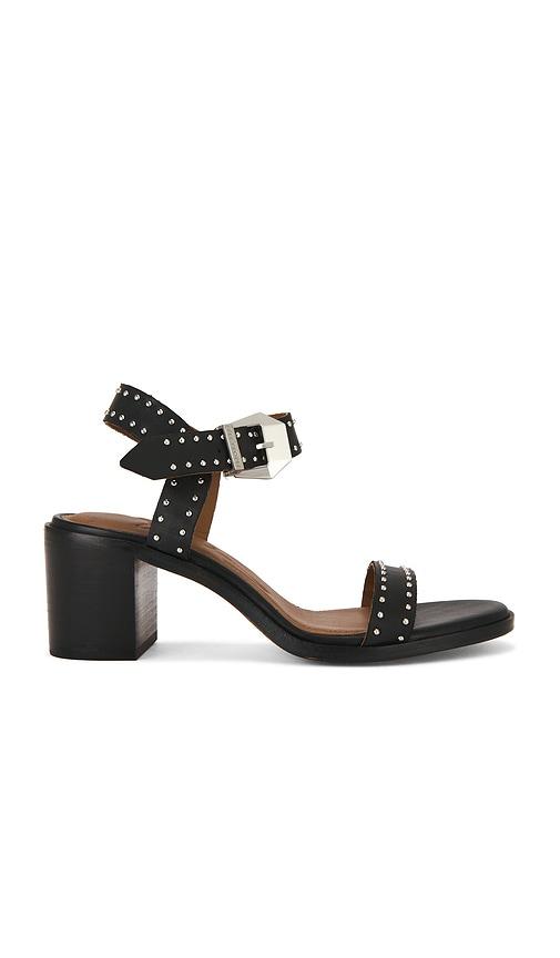 Free People Buckle Up Block Heel in Black by FREE PEOPLE