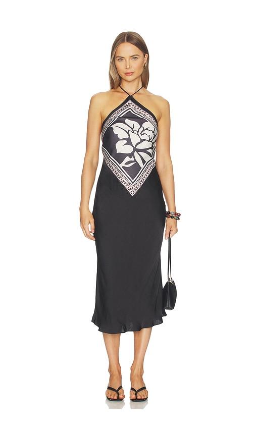 Free People Citrine Midi Dress in Black by FREE PEOPLE