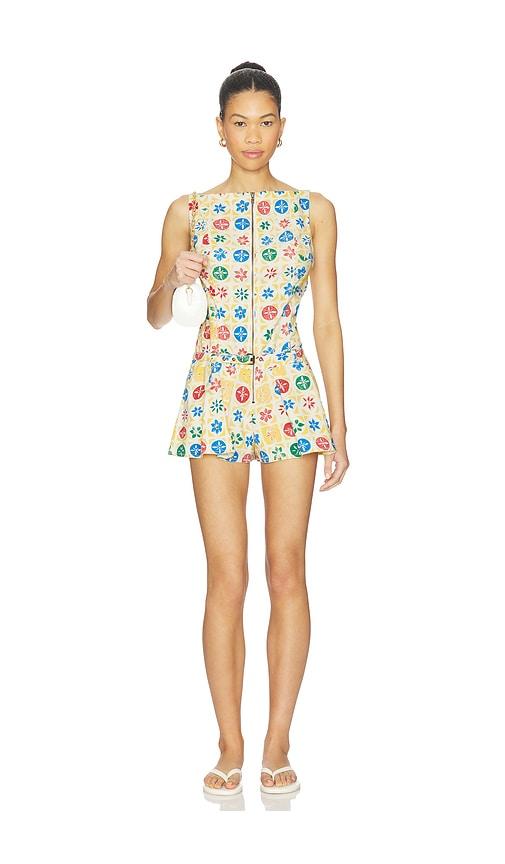 Free People Dune Dancer Printed Romper in Multi by FREE PEOPLE