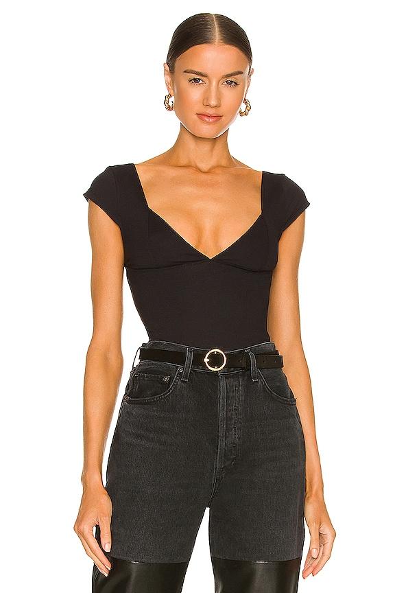 Free People Duo Corset Cami in Black by FREE PEOPLE