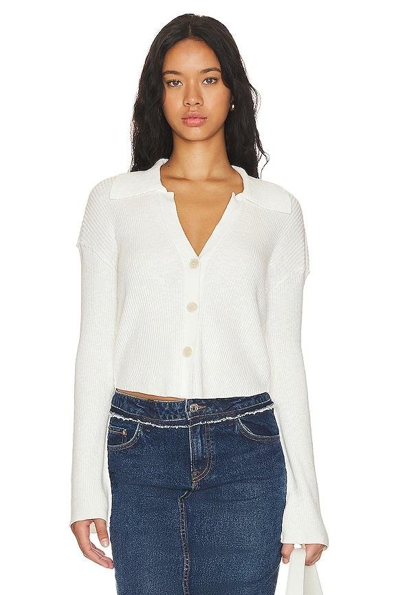 Free People Ella Sweater Shirt in Ivory by FREE PEOPLE