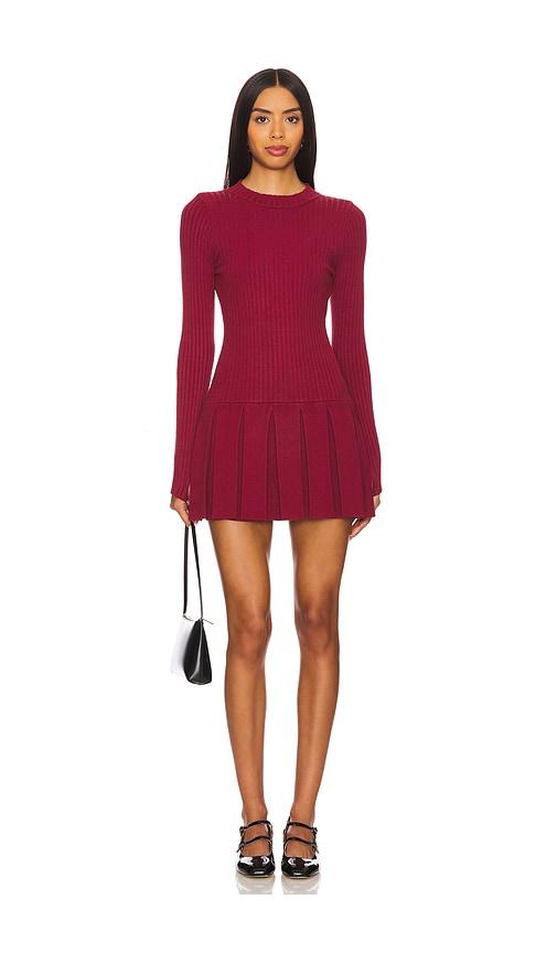 Free People Emmy Mini Dress in Red by FREE PEOPLE