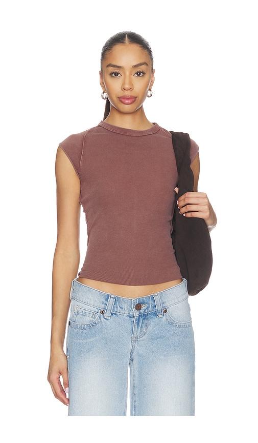 Free People Ever Had Tee in Brown by FREE PEOPLE