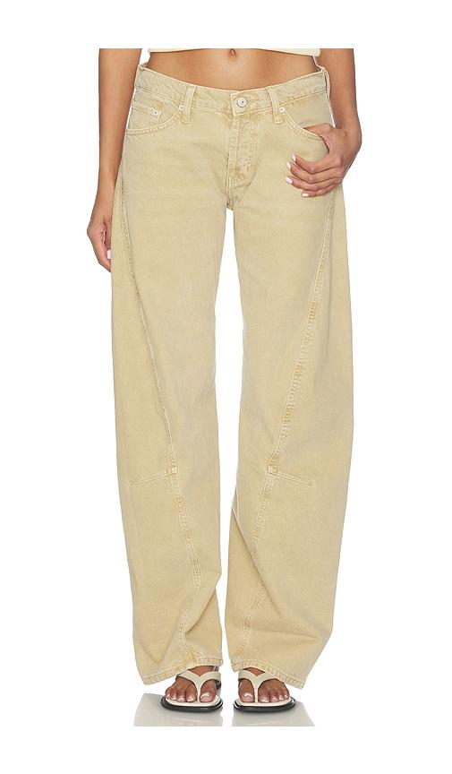 Free People Fable Twisted Seam Jean in Neutral by FREE PEOPLE