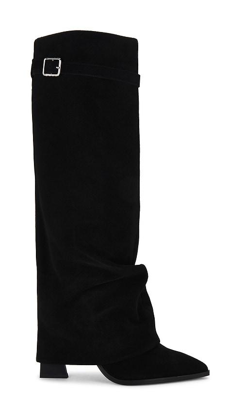 Free People Felicity Foldover Boot in Black by FREE PEOPLE
