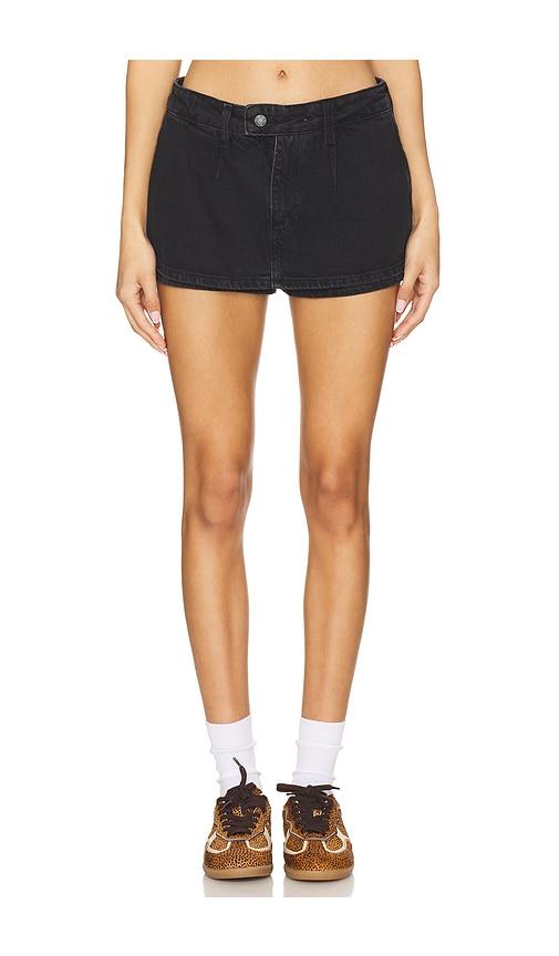 Free People Galivanting Skort in Black by FREE PEOPLE