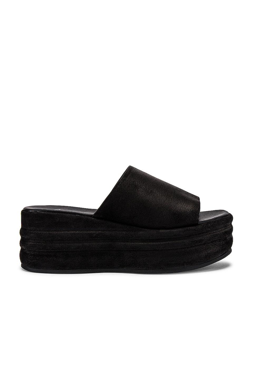 Free People Harbor Platform Sandal in Black by FREE PEOPLE