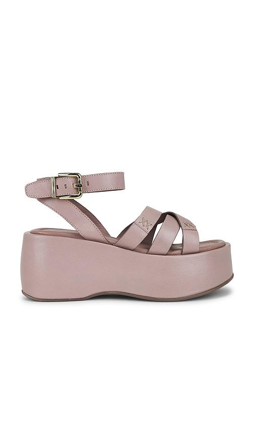 Free People Hazel Flatform Sandal in Mauve by FREE PEOPLE Free People Hazel Flatform Sandal in Mauve by FREE PEOPLE