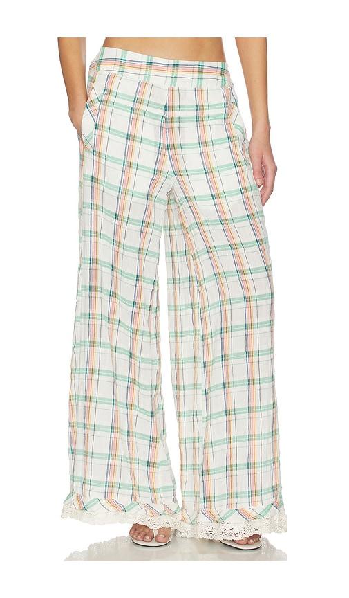 Free People Hour Glass Wide Leg Pant in Ivory by FREE PEOPLE