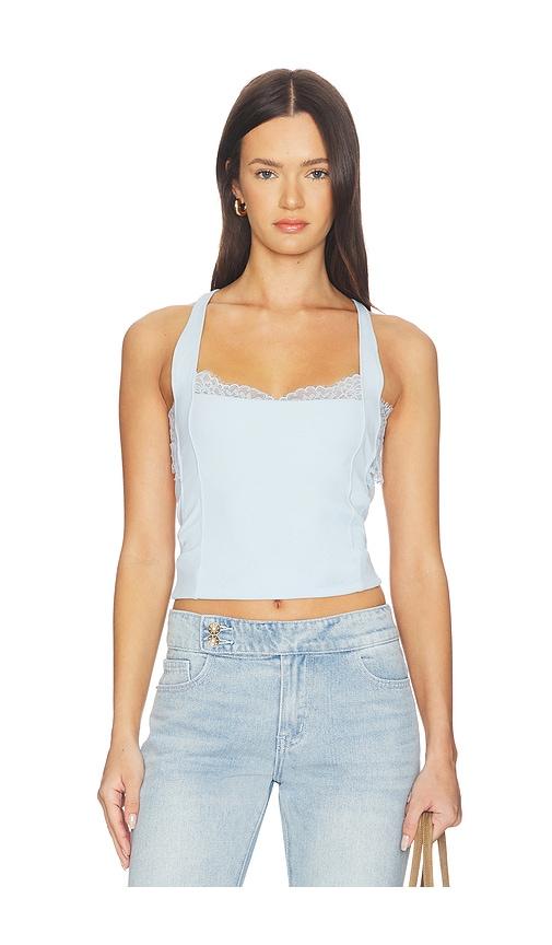 Free People Looking Good Cami in Baby Blue by FREE PEOPLE