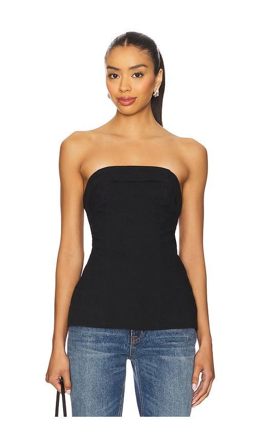 Free People Lora Tube Top in Black by FREE PEOPLE