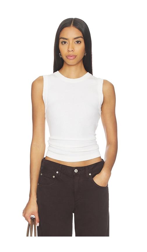Free People Murphy Tank in White by FREE PEOPLE