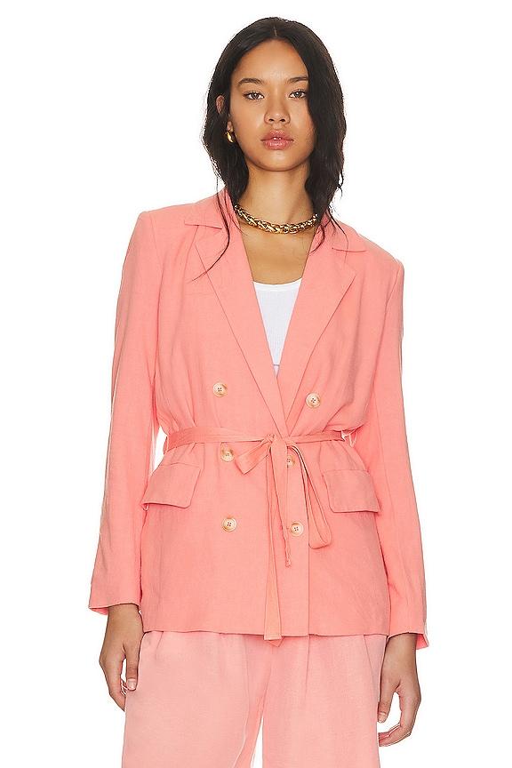 Free People Olivia Blazer in Pink by FREE PEOPLE