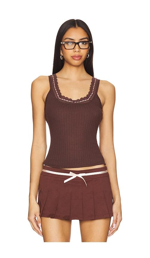 Free People Only You Tank in Brown by FREE PEOPLE