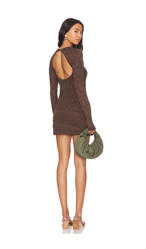 Free People Paulie Mini Dress in Chocolate by FREE PEOPLE