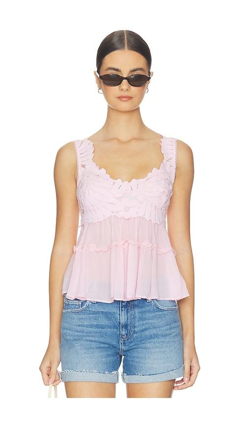 Free People Petal Party Shapeless in Pink by FREE PEOPLE