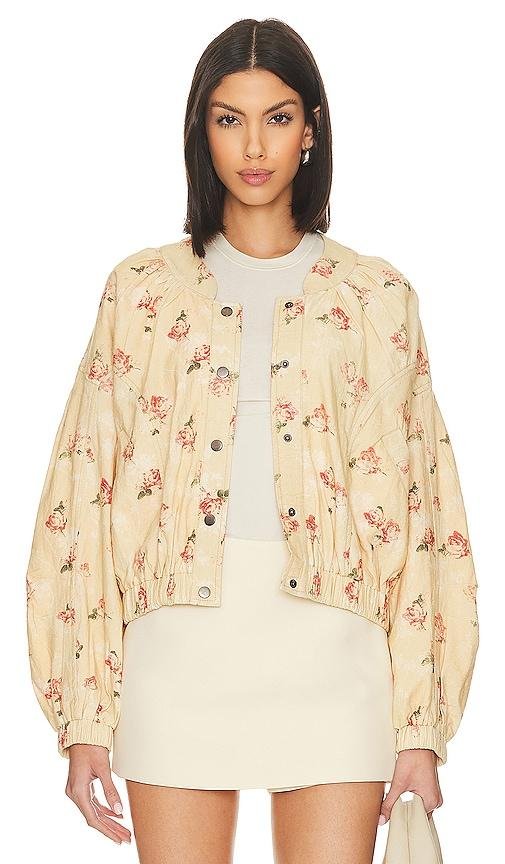 Free People Rory Bomber in Tan by FREE PEOPLE