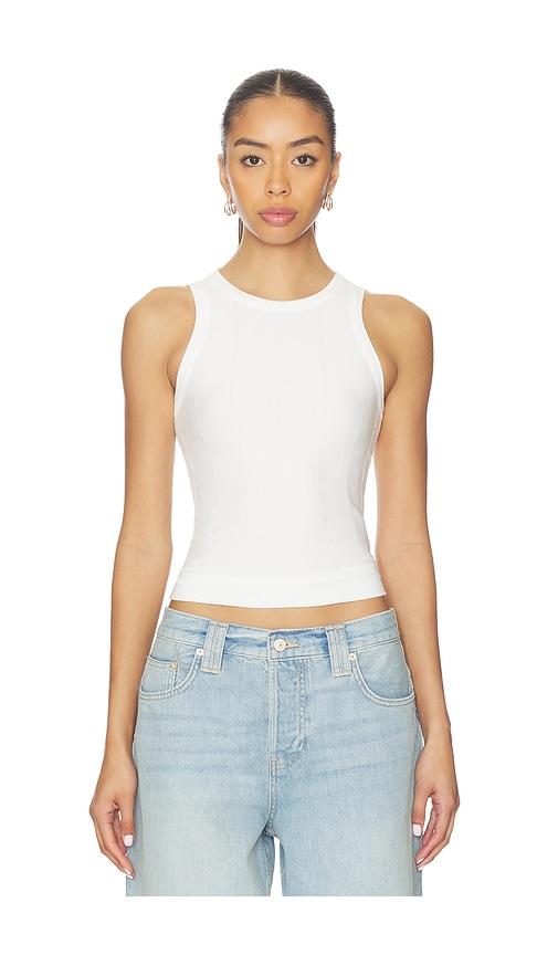 Free People So Soft Seamless Modal Tank in Ivory by FREE PEOPLE