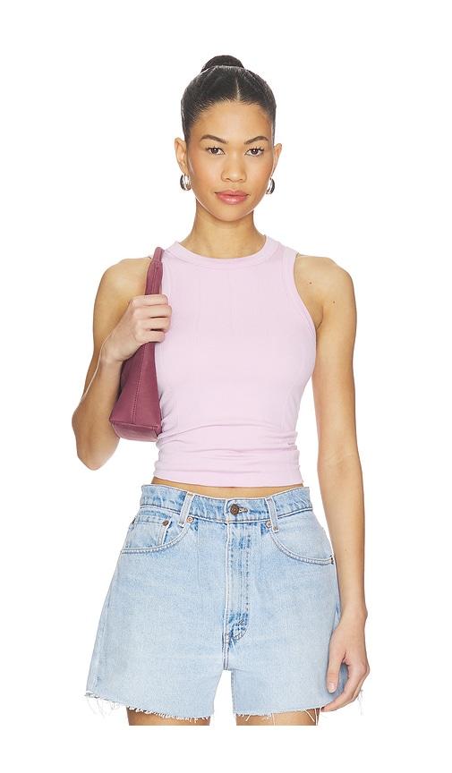 Free People So Soft Seamless Modal Tank in Pink by FREE PEOPLE